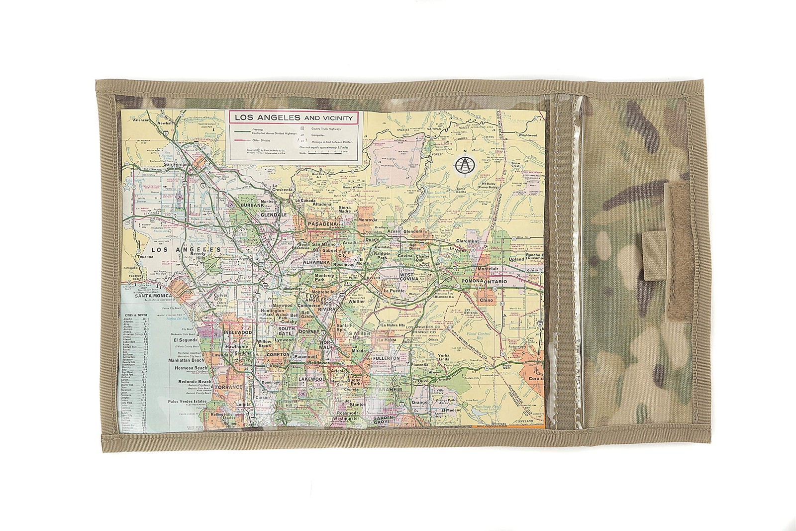 Secure Seal 7x9 Inch Waterproof Map Case Fits BDU Pockets for Hiking Outdoor