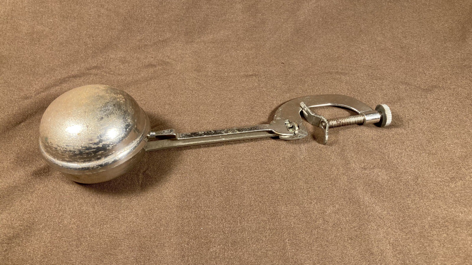 Rare Antique Burglar Door Knob Alarm Bell Security Pat. 1905 Wind Up Rare Chicag