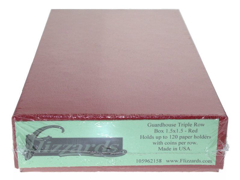 Guardhouse Triple Row 1.5x1.5 - Red - 10 x 5.25 x 1.5