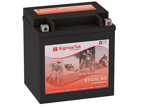 SigmasTek STX30L-BS SLA Battery Replacement for BMW R100/7 1000CC 1976-1984