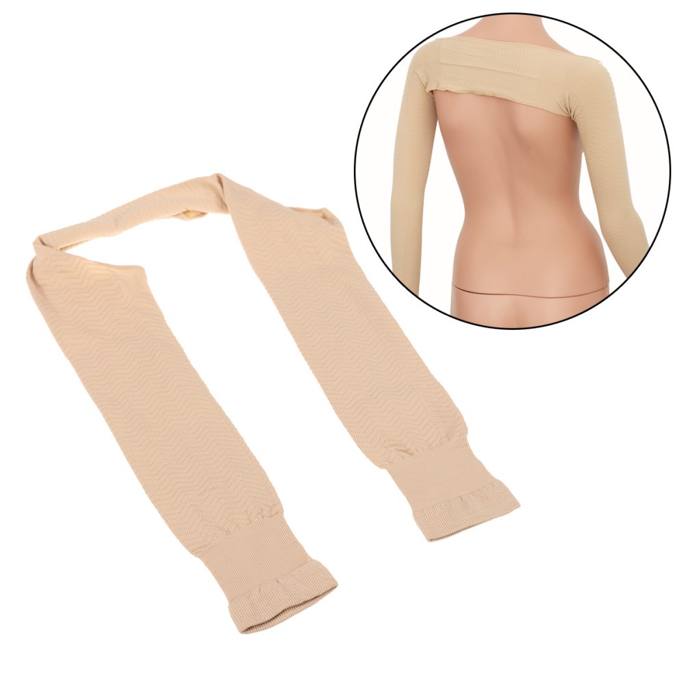 Arm Sleeves Women Slimming Seamless Arm Shaping Sleeves Shaper Chinlon Fabric