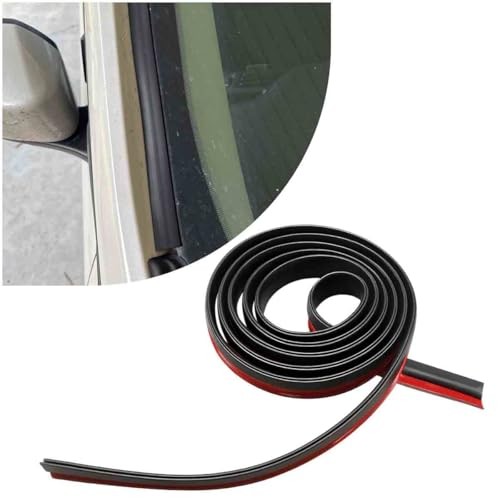 Auto Windshield Weatherstrip 1.7m Black