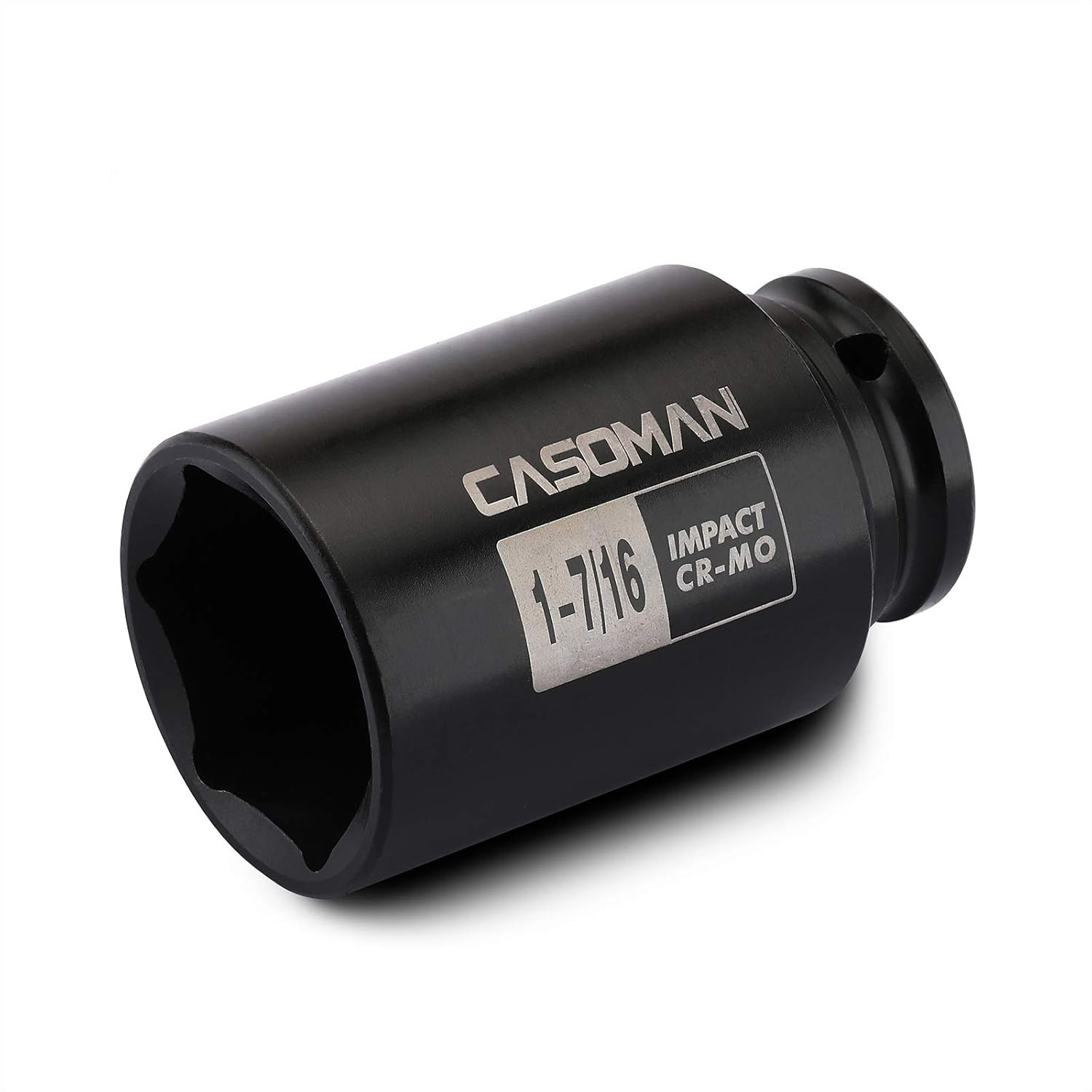 6-Point 1/2-Inch Drive Deep Impact Socket- 1-7/16" (SAE), CR-MO, 1/2-In