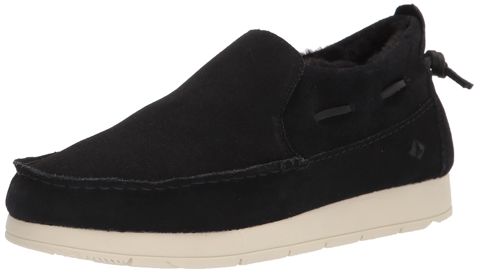 Sperry Women's MOC-SIDER , BLACK SUEDE, 6.5 M