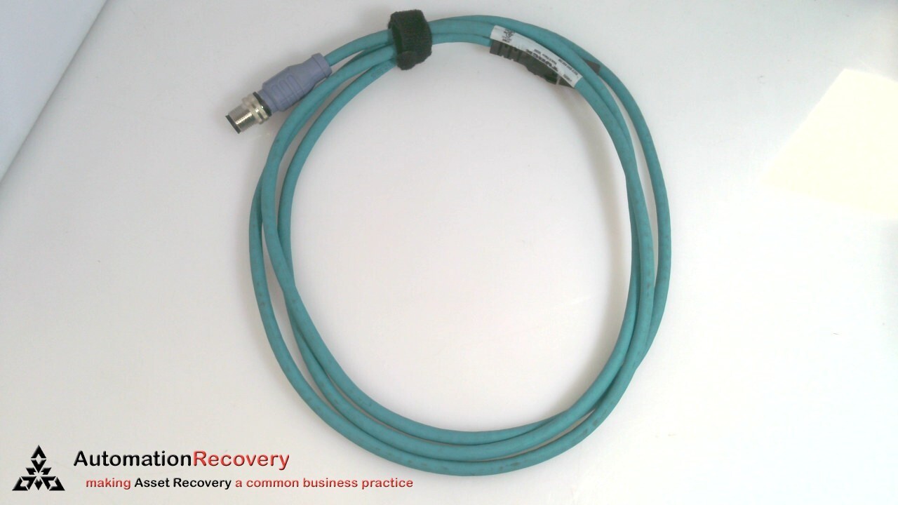 TURCK RSCD RJ45 440-2M, ETHERNET CAT 5E CABLE ASSEMBLY, U-04393, NEW* #325682