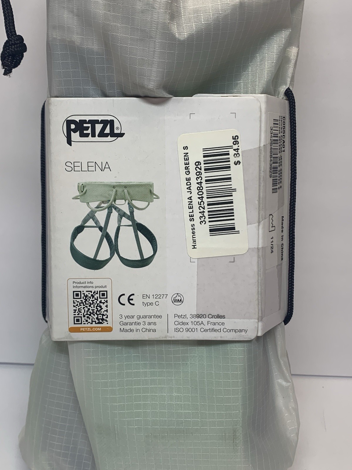 New PETZL Selena Climbing Harness ~ Mountain Bouldering Wall Gym, Women's SMALL