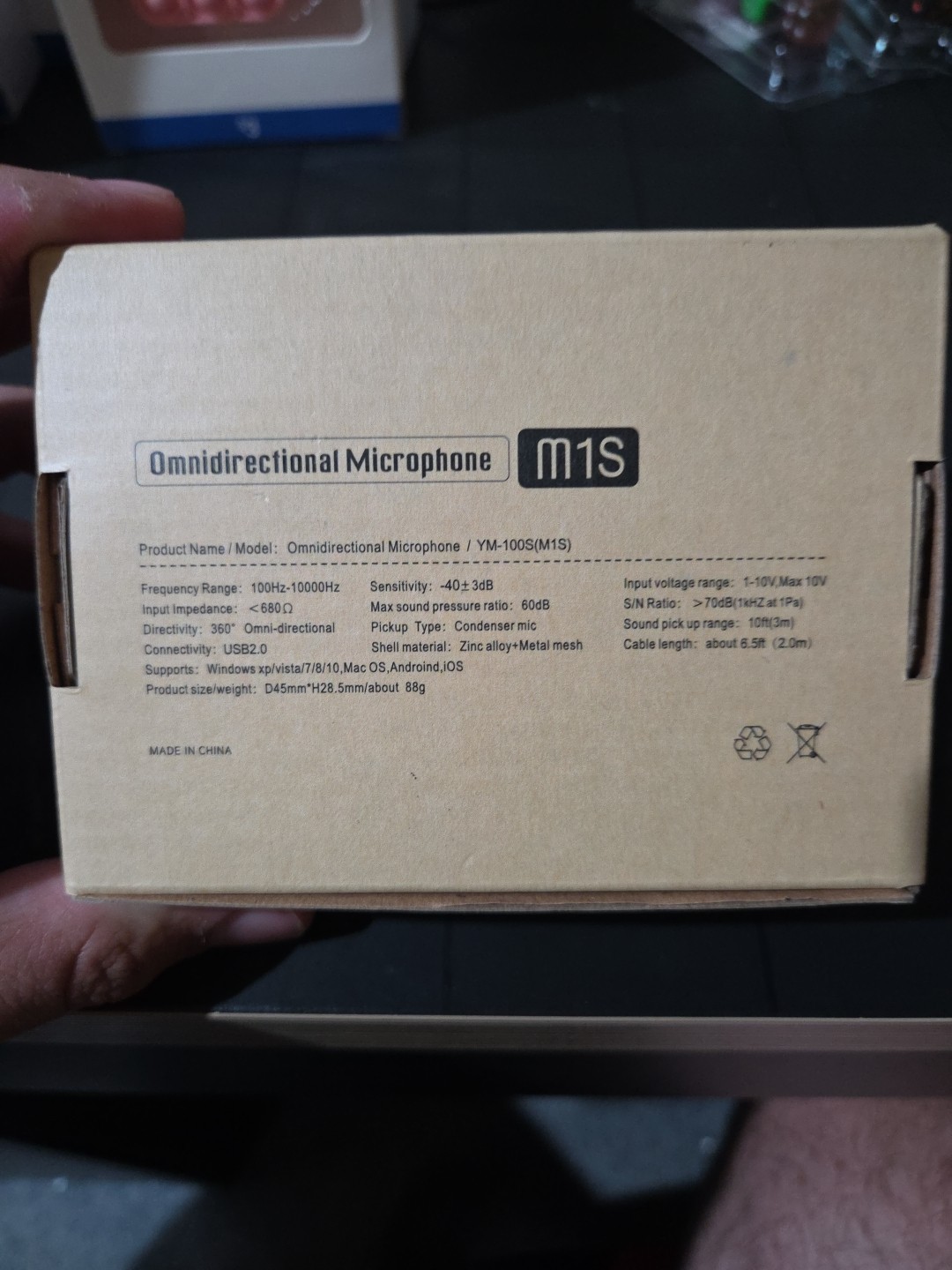 Omnidirectional Microphone M1