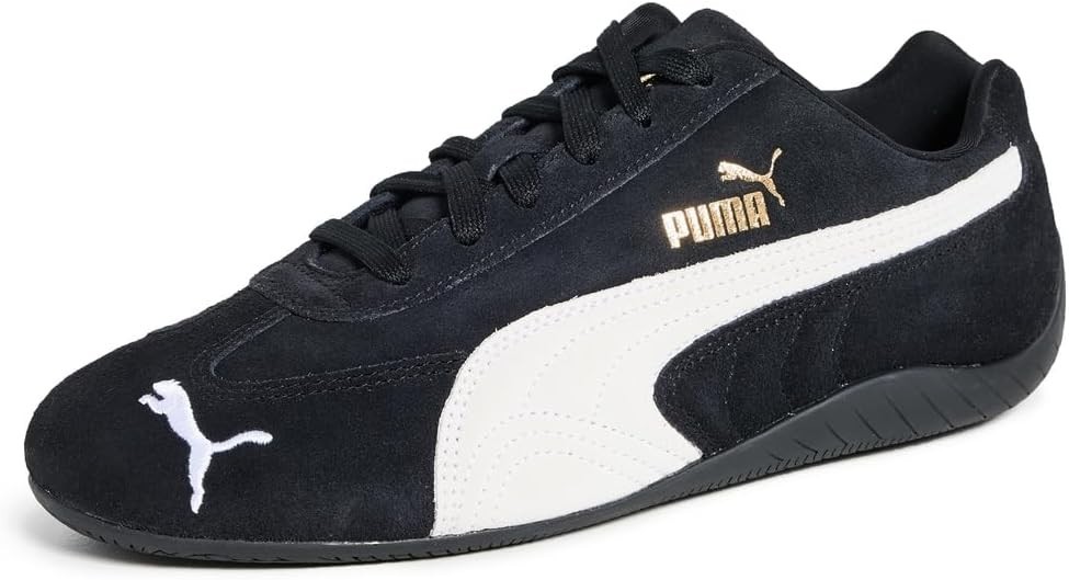 PUMA Women's Speedcat OG WMN's Lace Up Black Sneakers Casual ~ Black/White