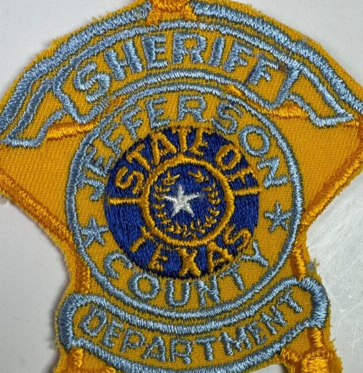 Jefferson County Sheriff Texas 3.25" Patch C4