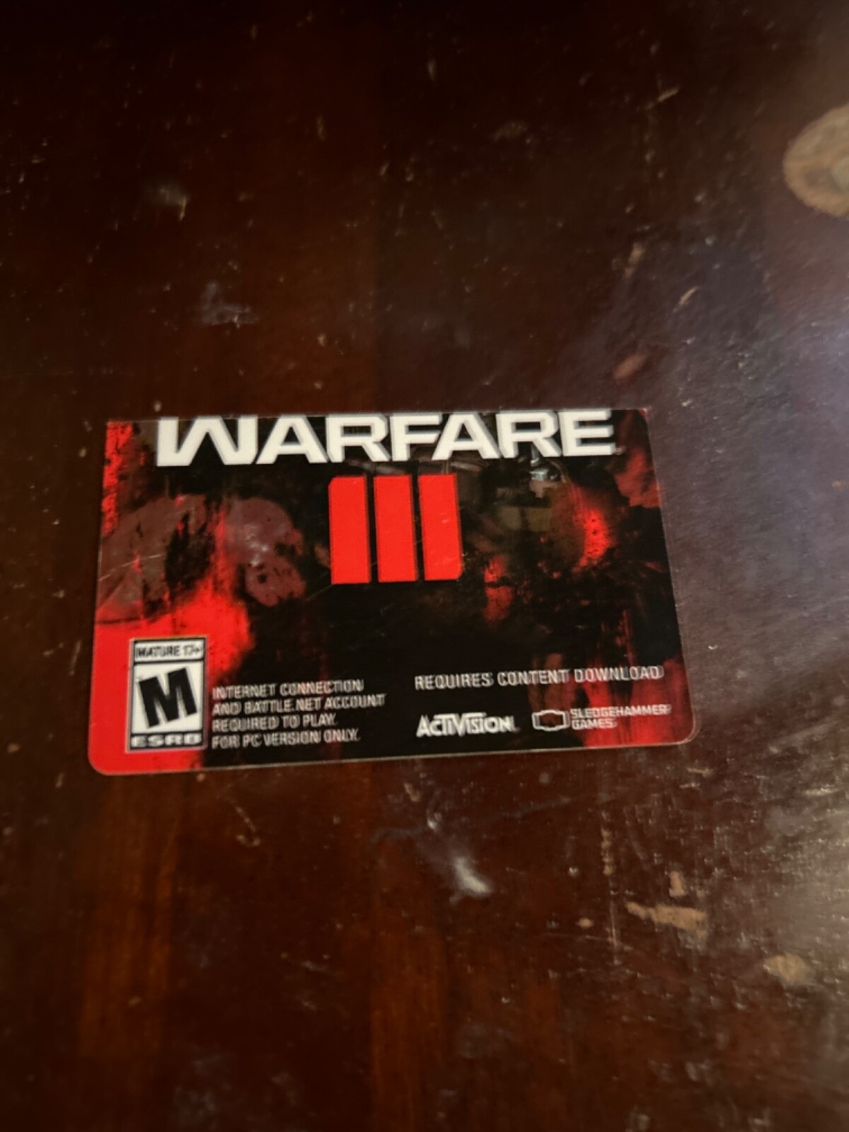 Call of duty warfare card NOT USED 💵app only text 513-374-1688 to buy.