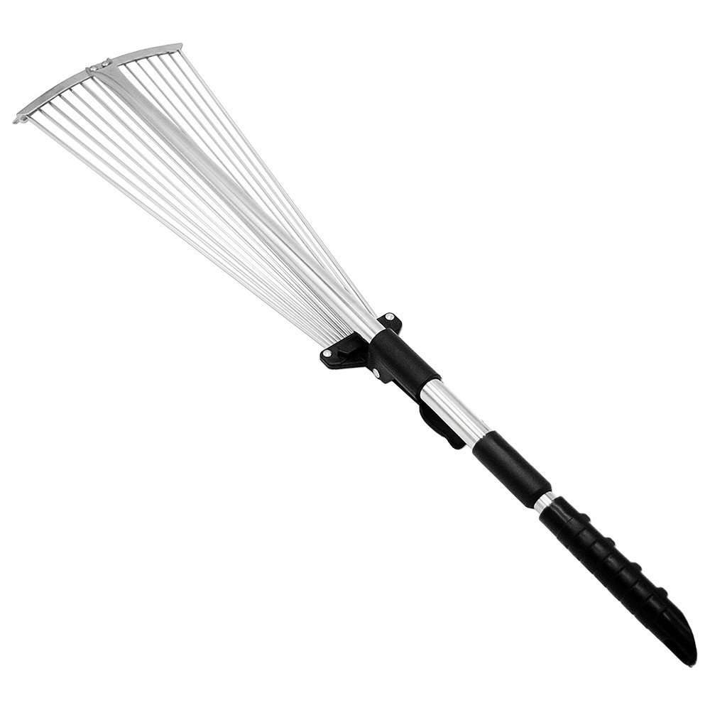 Zenport ZL204 Collapsible Steel Rake, Black