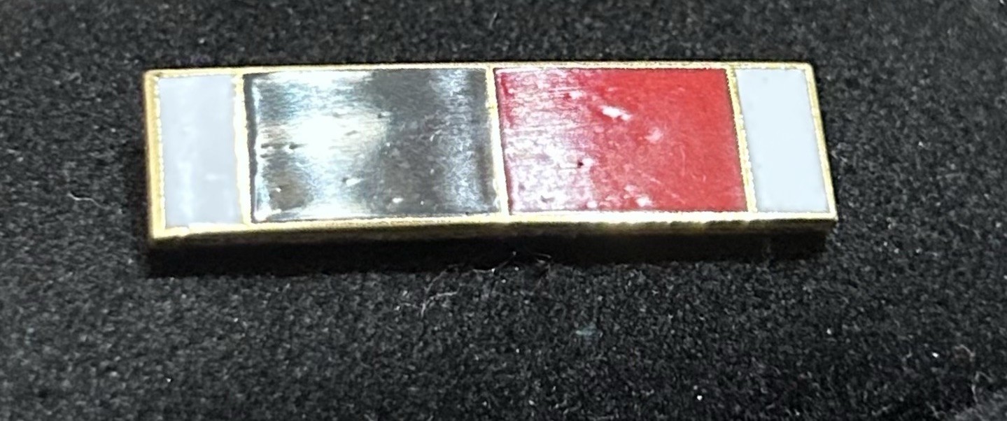 Small Hat Pin Army Navy Occupation Ribbon