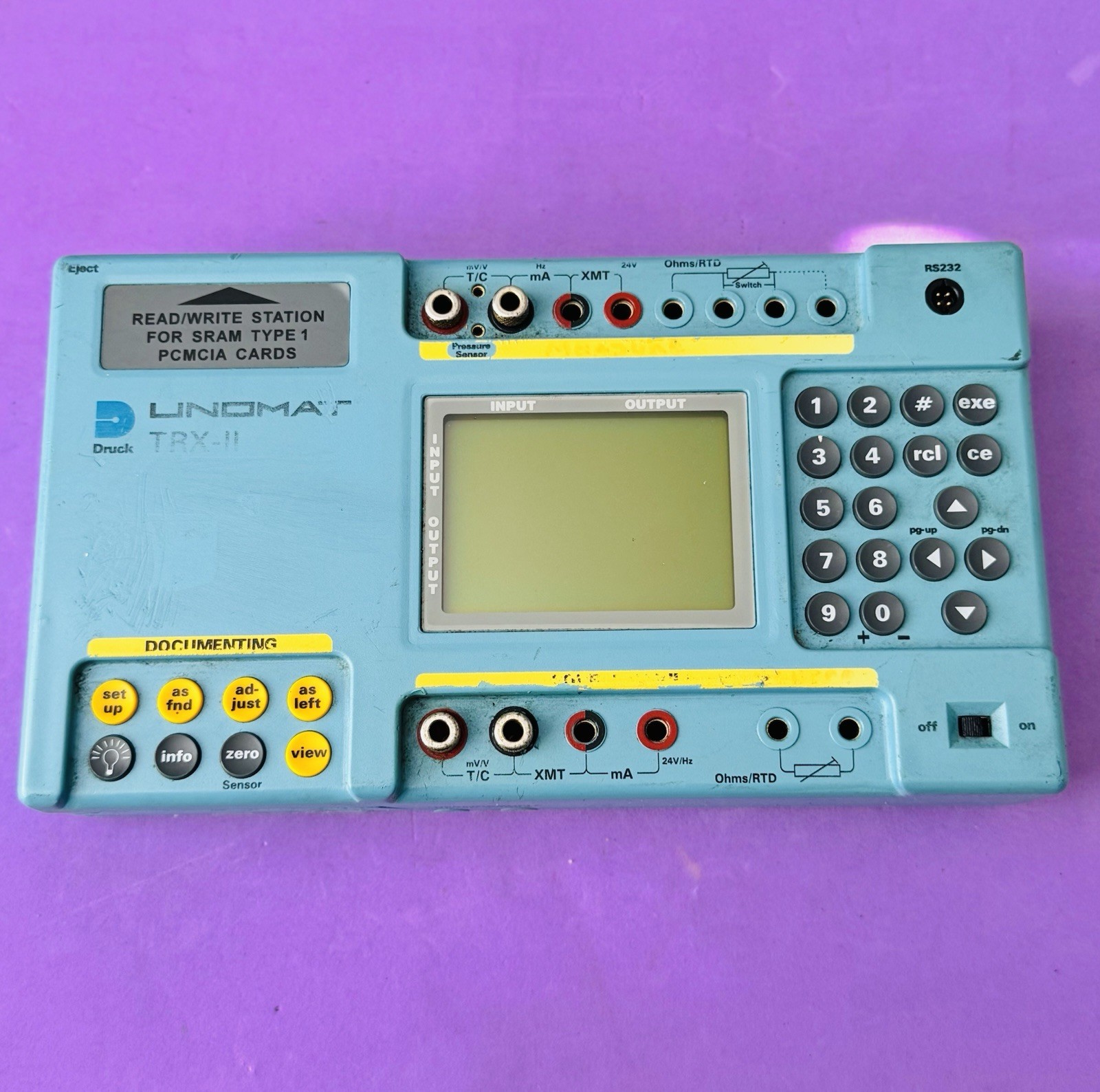 *UNTESTED** DRUCK TRX-II Multifunction Documenting Calibrator GE Druck TRX-II