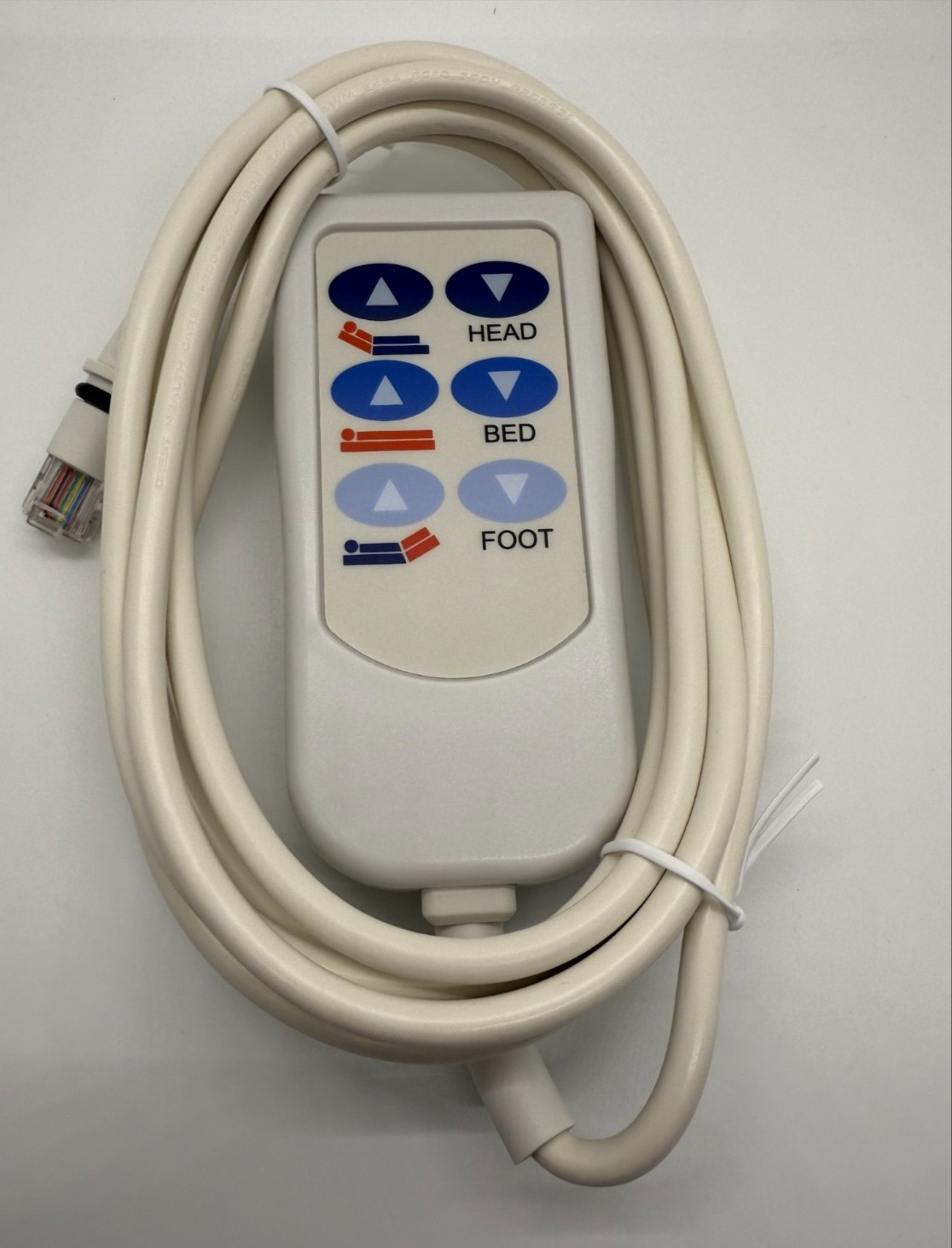 Bed Control for Invacare, 10-pin RJ50, 6 button