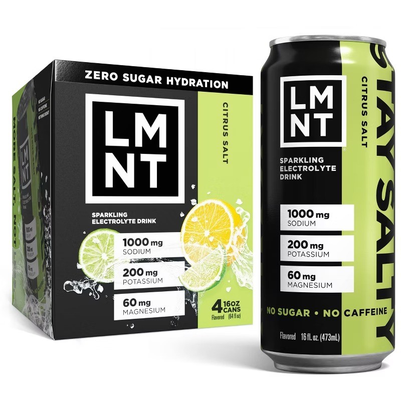 Citrus Salt Zero-Sugar Electrolytes Sports Drink - 4pk/16 fl oz