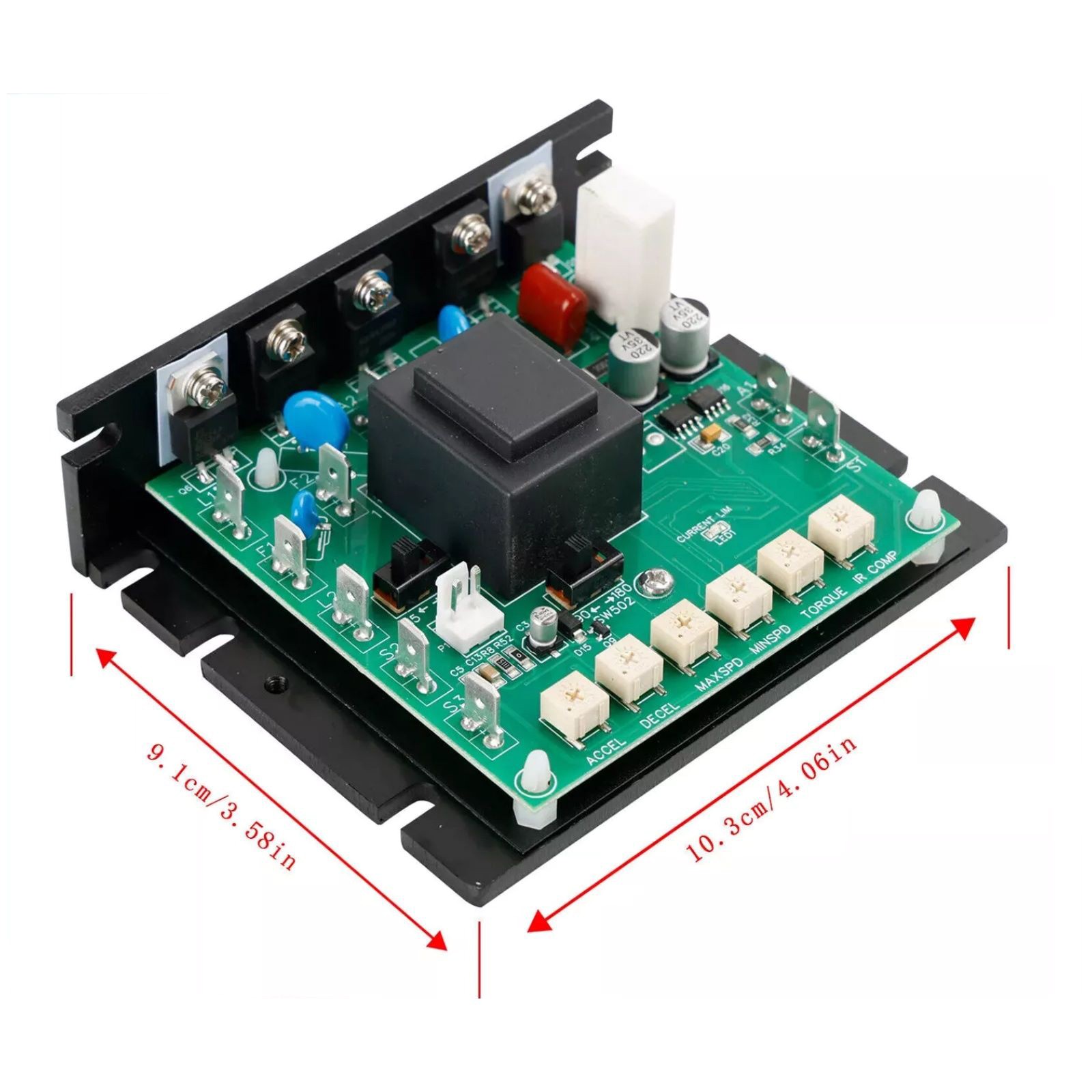 Durable MM23001C DC Motor Speed Controller 115/230 Volt AC Input 50/60Hz