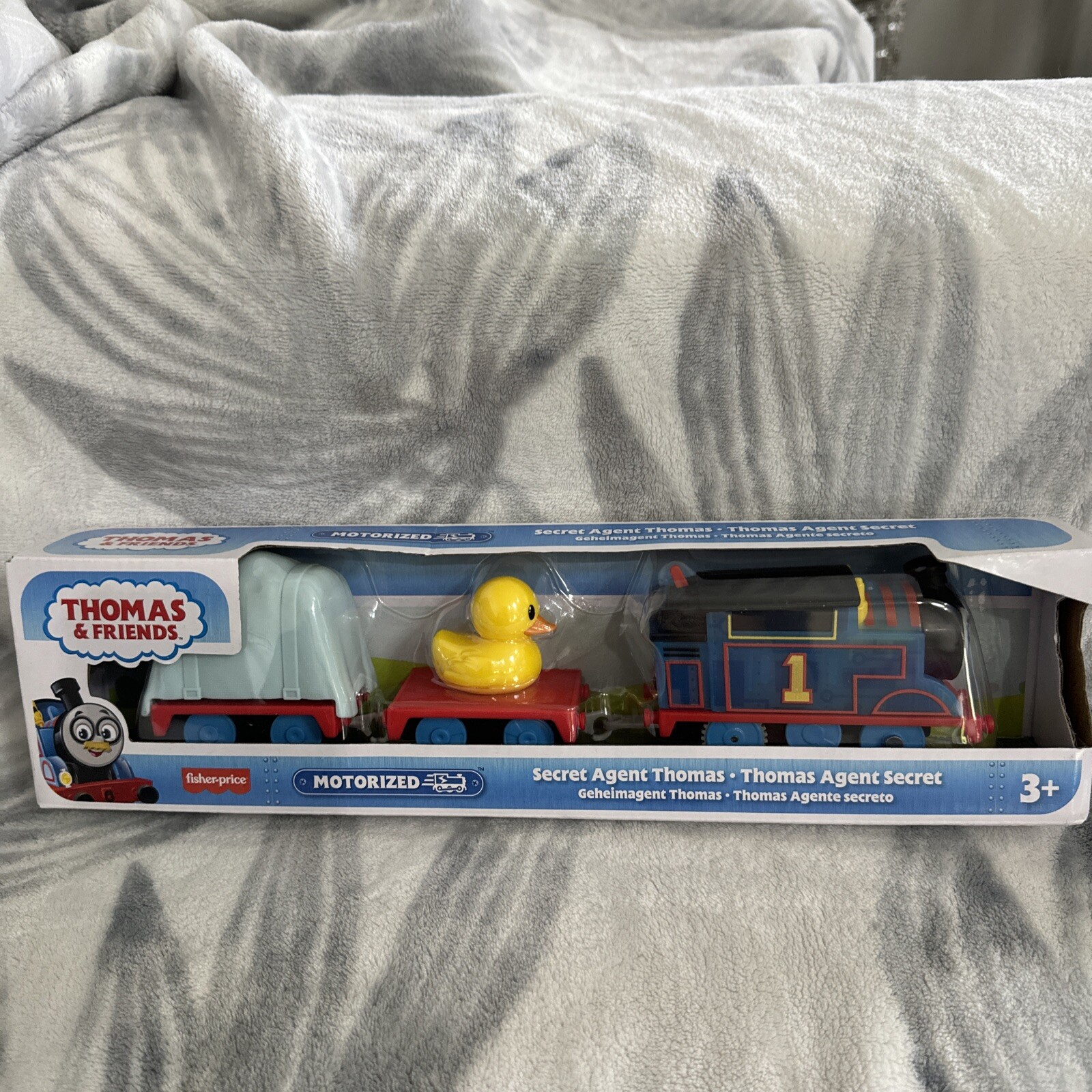 Fisher-Price Thomas & Friends TrackMaster Secret Agent Thomas Motorized Train j3