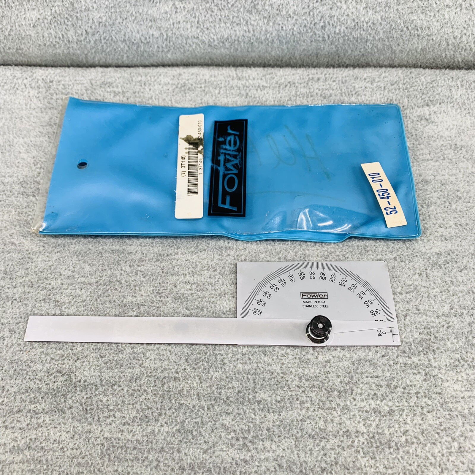 FOWLER 52-450-010 - Protractor Rectangular Head W/ Head Rectangular   TL