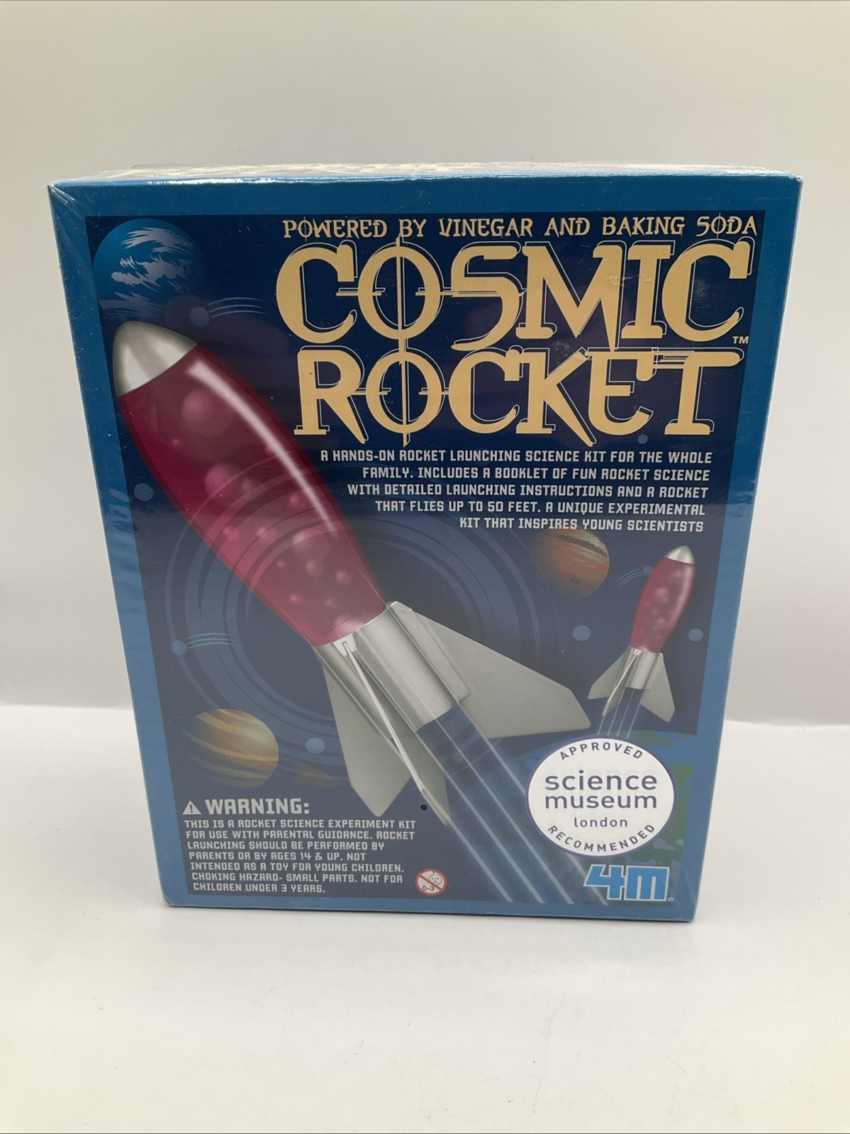 Cosmic Rocket Science Kit Powered By Vinegar & Baking Soda New Sealed