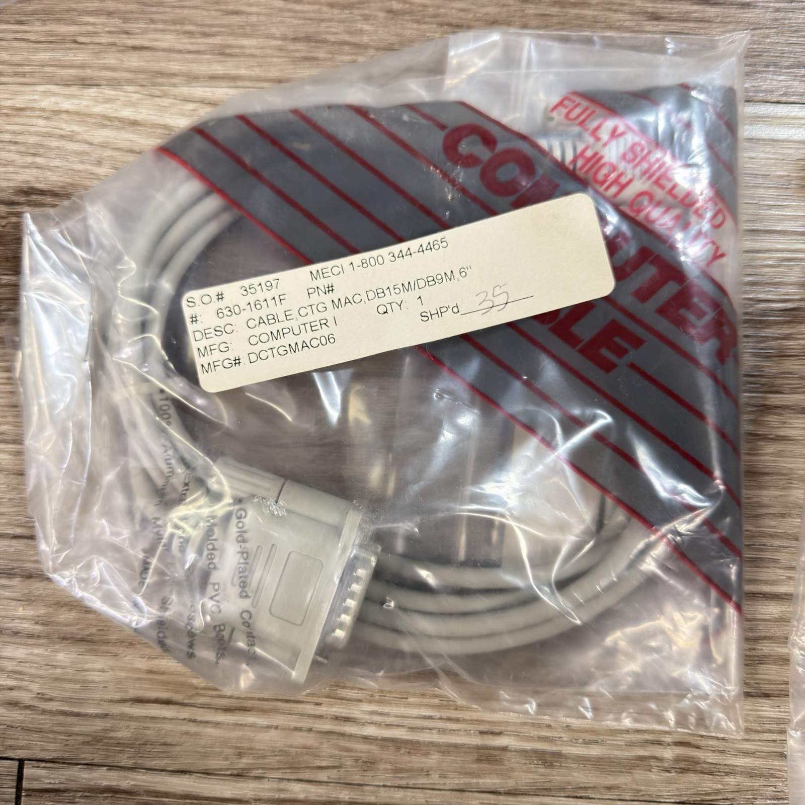 Vintage Computer Cables Adapters Lot Apple Mac VGA Serial Printer UNTESTED