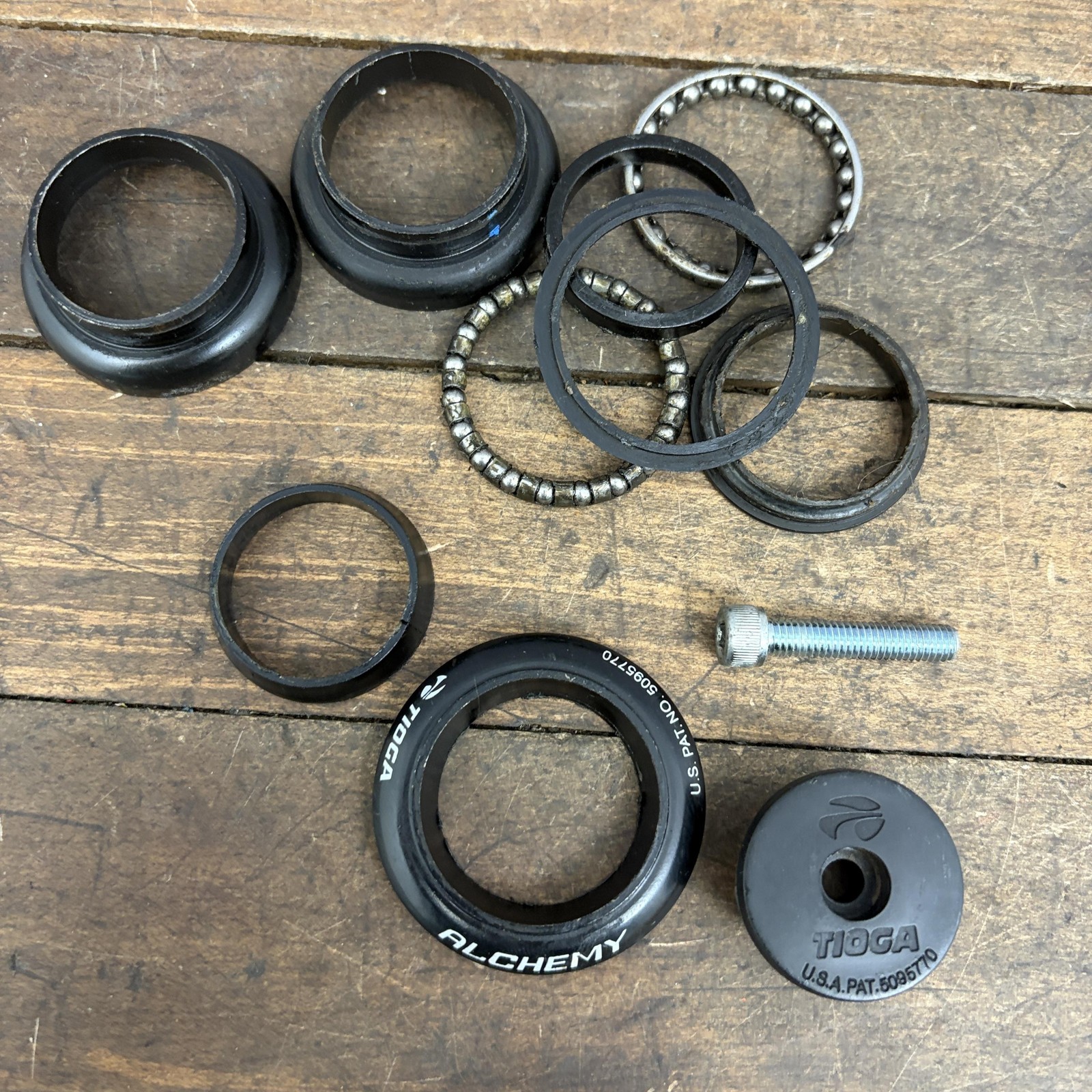 Vintage Tioga Alchemy 1 1/8 Threadless Headset 90s Diamond Back BMX Black