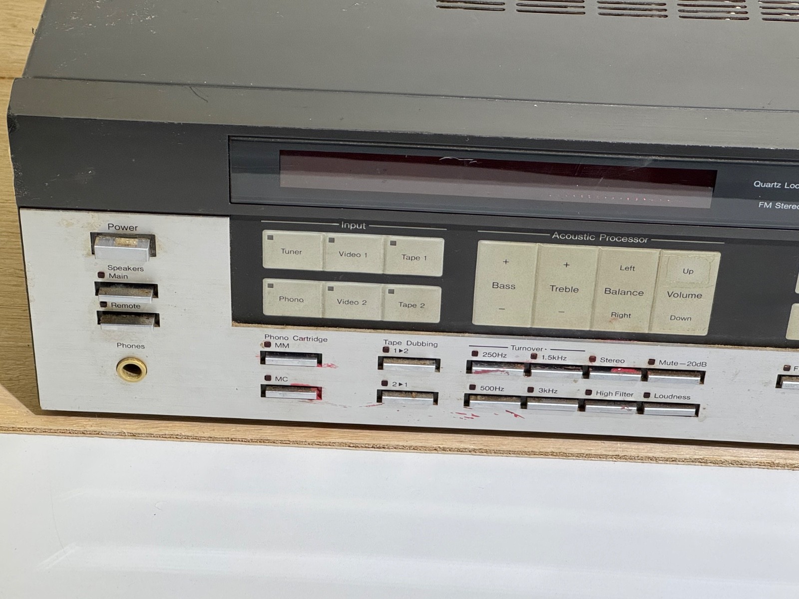 MCS Modular Component Systems AM/FM Tuner Stereo Receiver Model 3265 Sold AS-IS