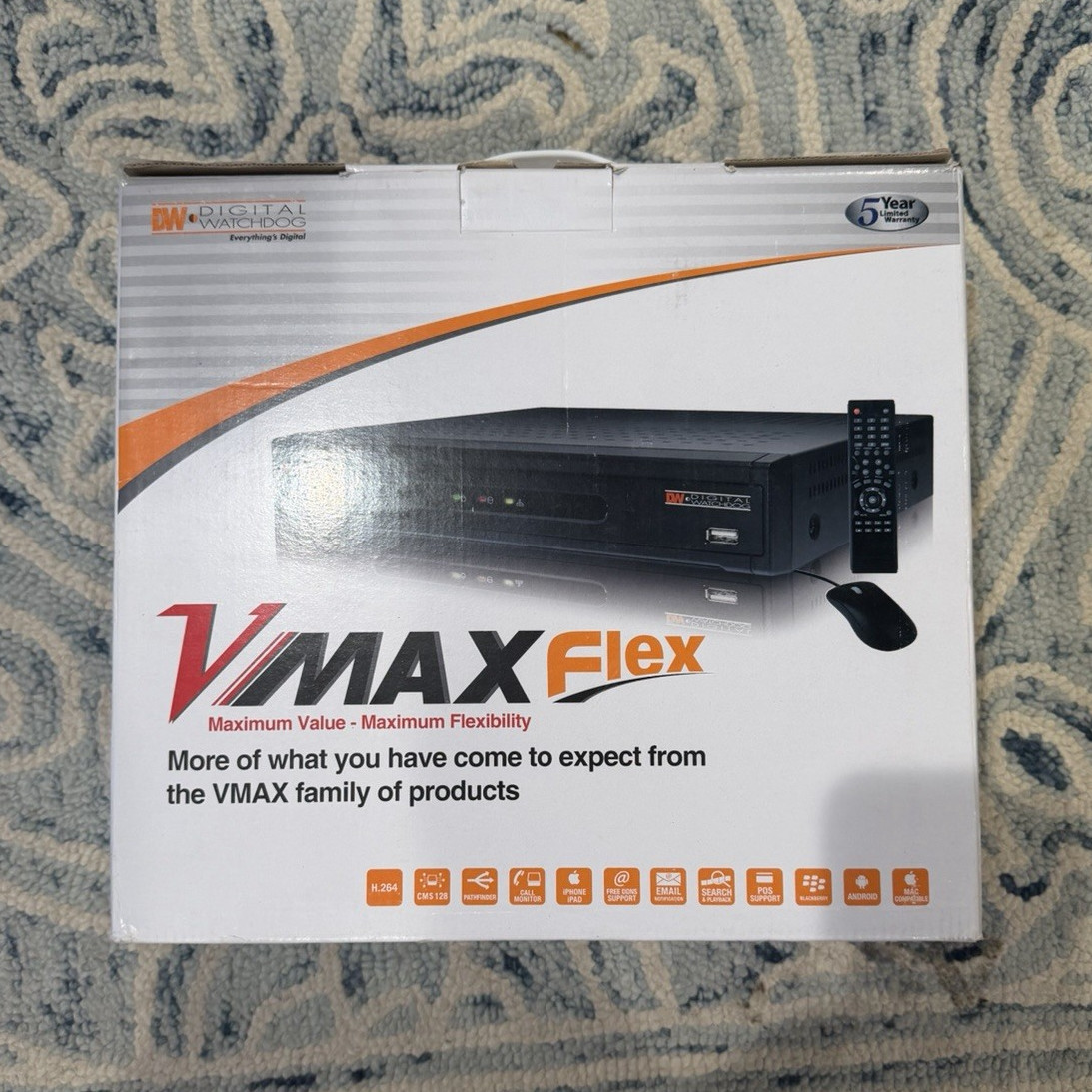 Digital Watchdog VMAX Flex DW-VF8500G 8-Channel Surveillance DVR 500GB H.264