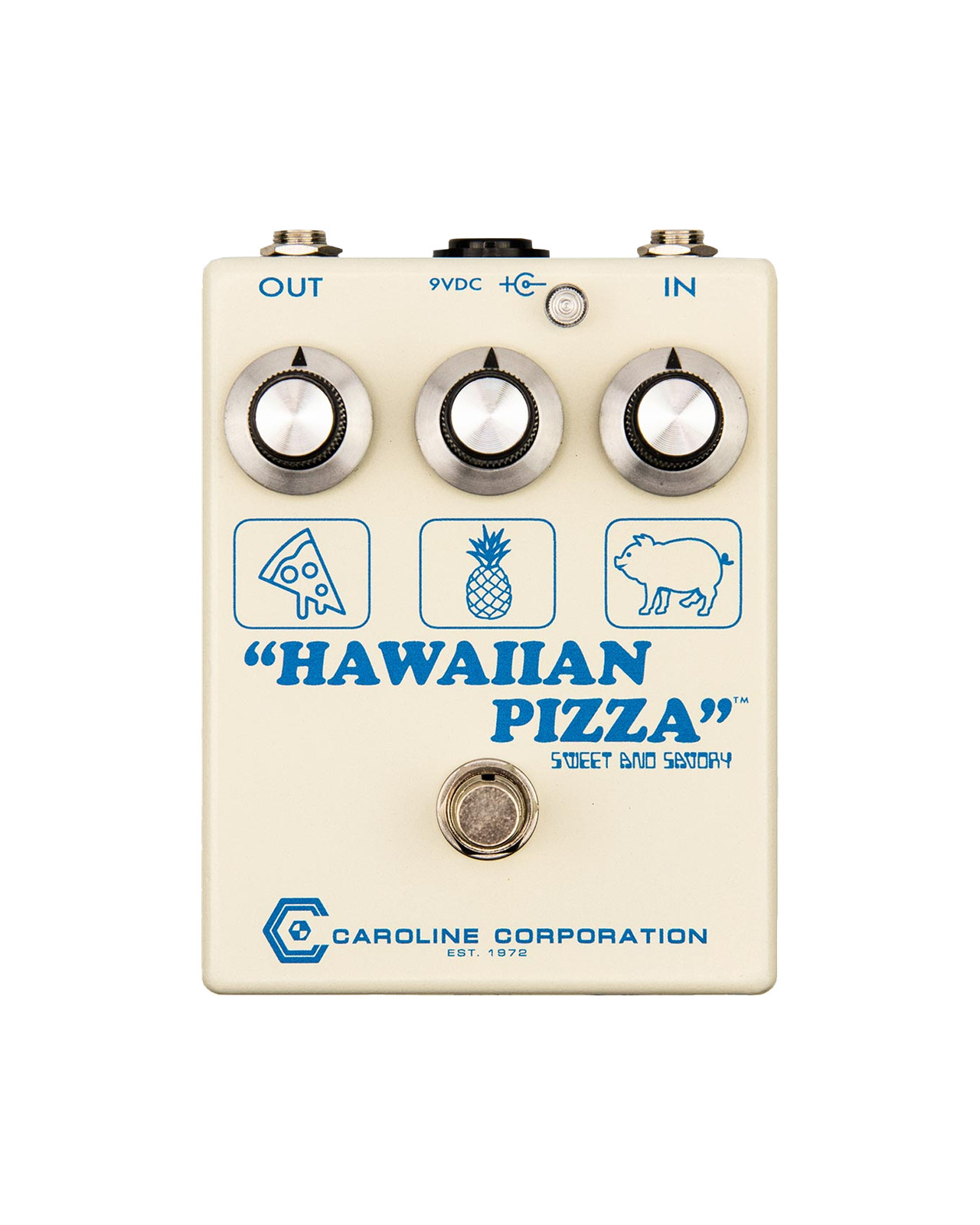 Caroline Guitar Company Hawaiian Pizza Fuzz Pedal