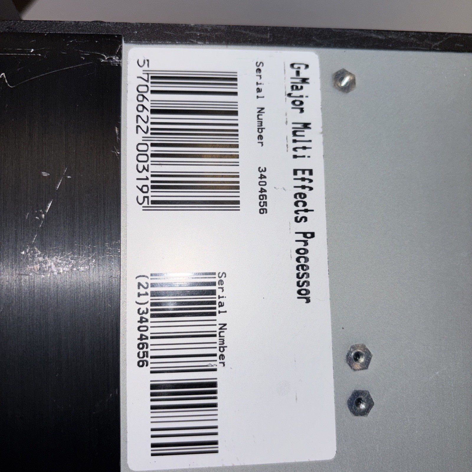 Tc electronic G-Major Guitar Effects Processor As Is Untested