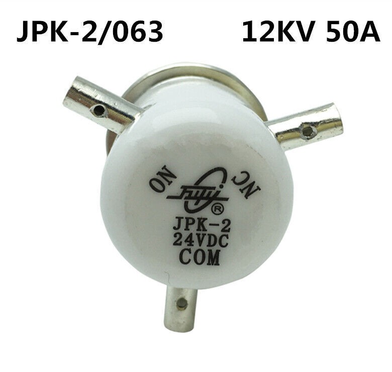 JPK-2/063 12KV 50A 24VDC COM Ceramic High Pressure Vacuum Relay