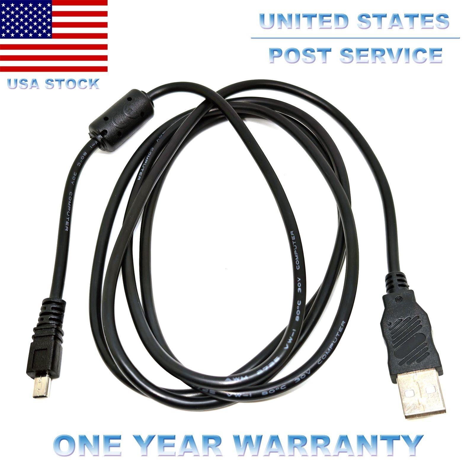 USB Charger SYNC Data Cable For Samsung Digimax U-CA1 U-CA3 U-CA4 U-CA401 New
