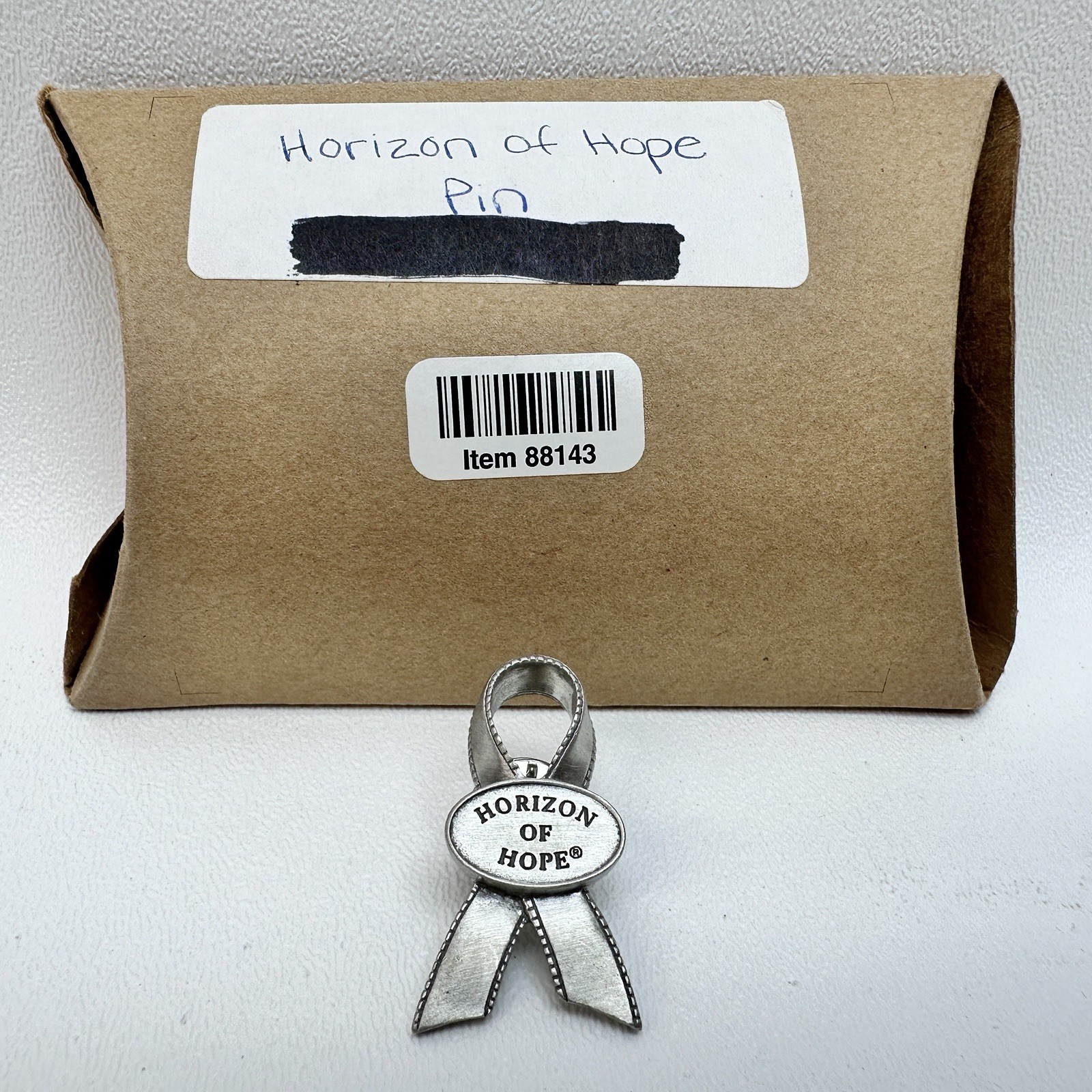 Longaberger Horizon Of Hope Pewter Lapel Pin, Tie Tack, Hat Pin - NEW in Package