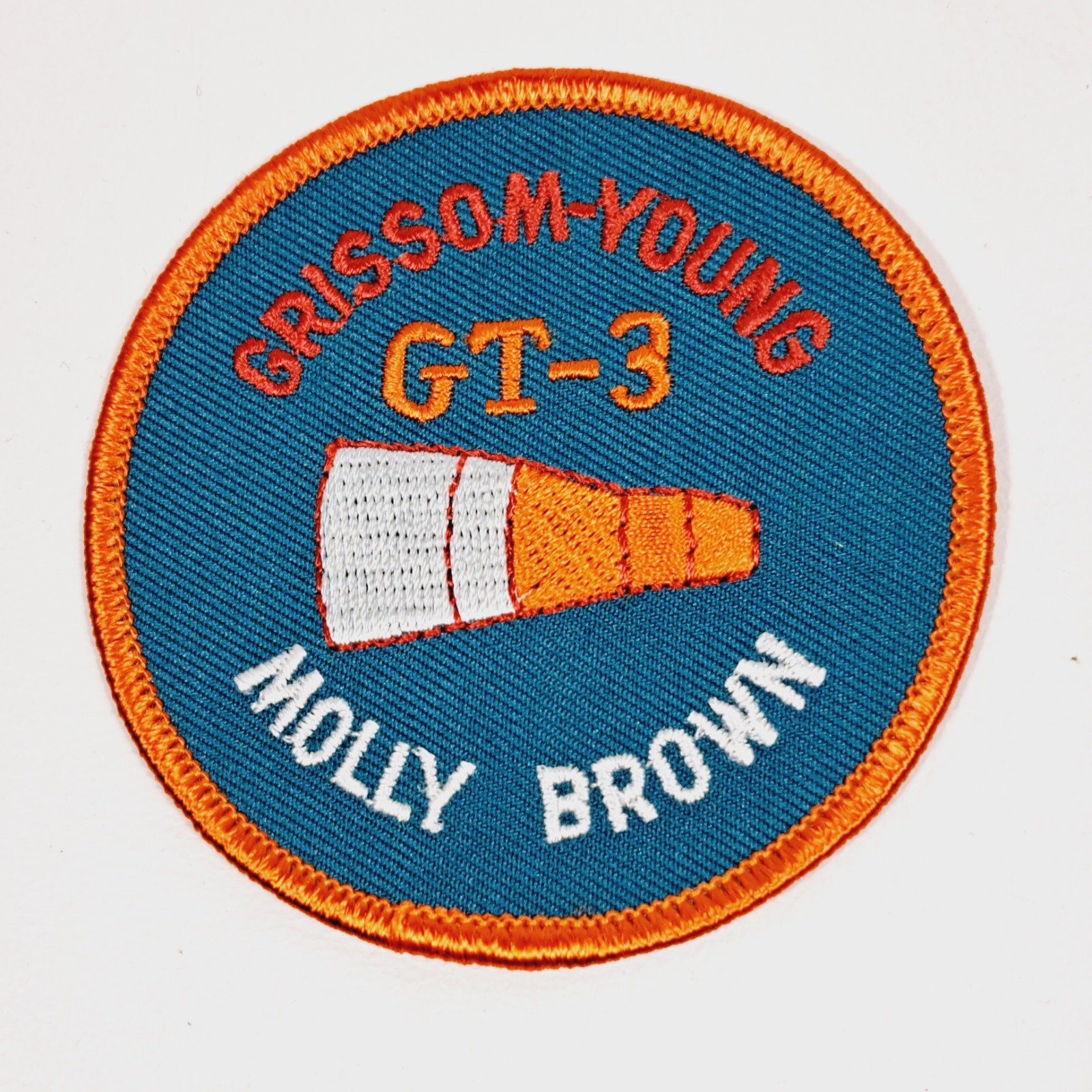 NASA Mission GT-3 Gemini Titan 3 ~ Molly Brown Grissom Young 3" Patch