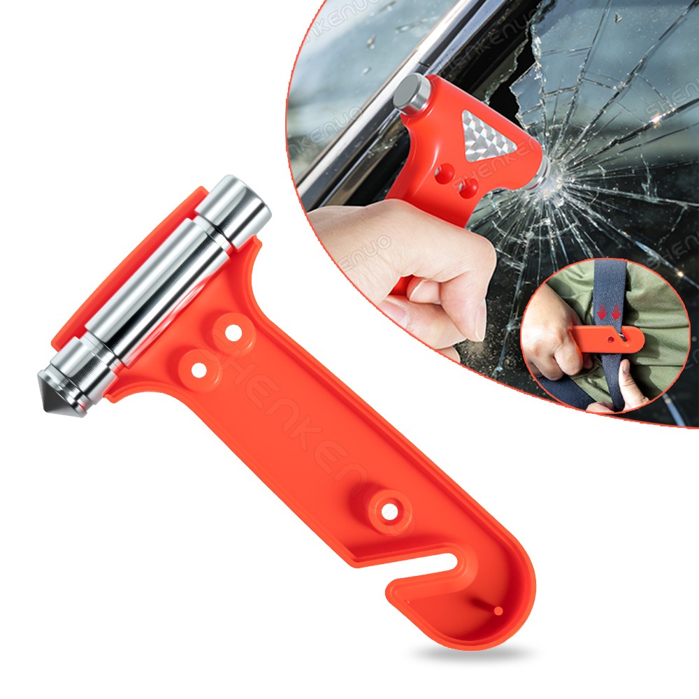 Portable 2-in-1 Function Car Emergency Hammer Escape Tool Life Hammer
