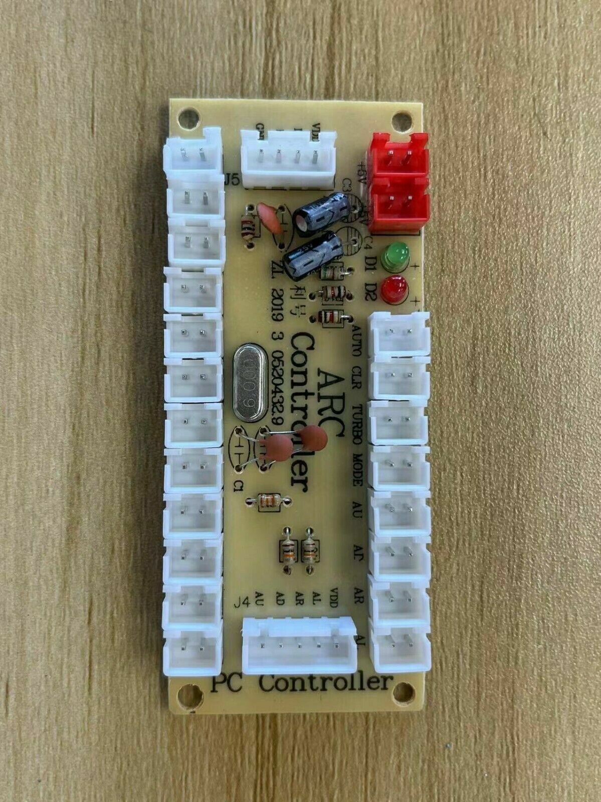 Zero Delay Arcade USB Encoder PC to Joystick Button DIY Kit For MAME 4.8MM Kit