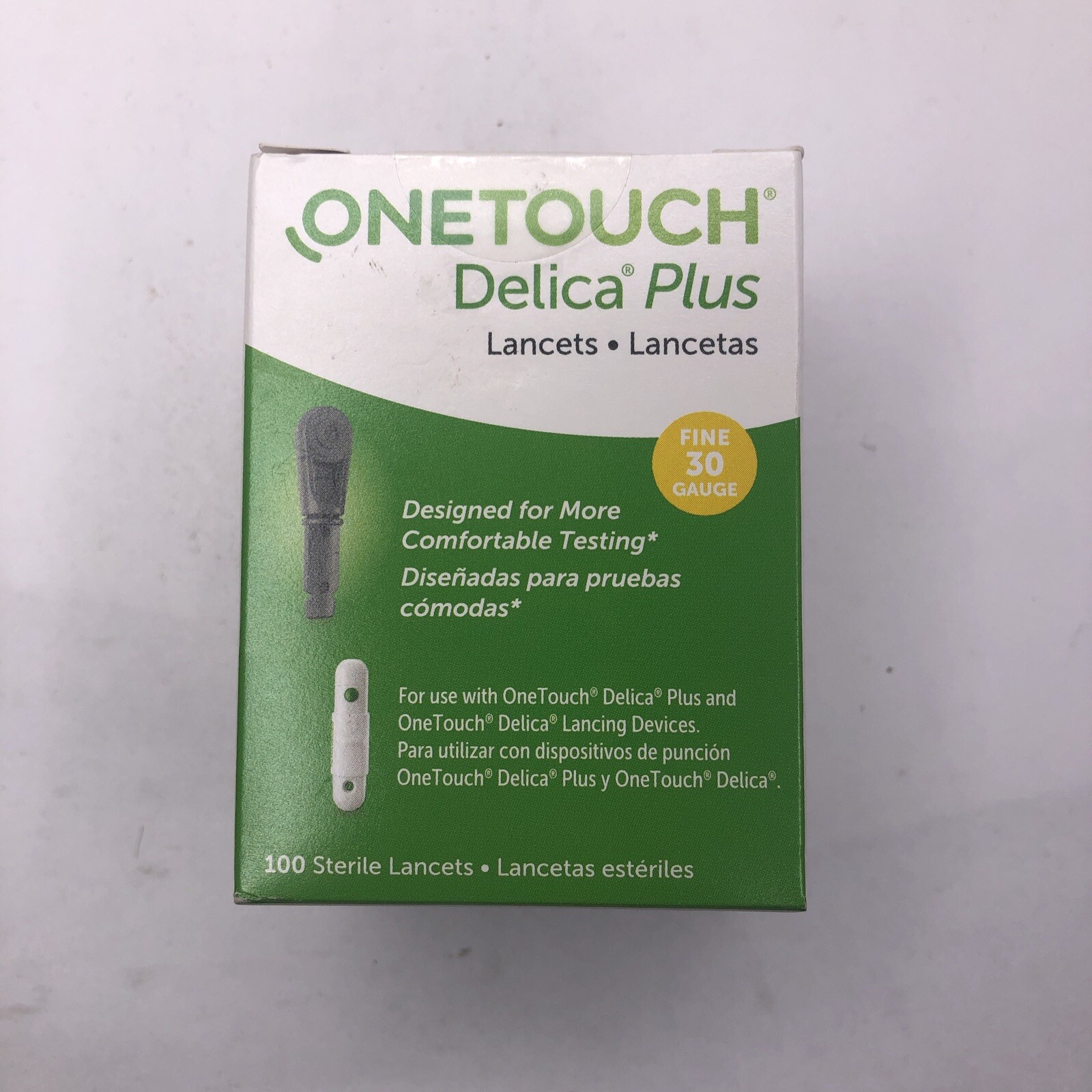 OneTouch Delica Plus Lancets, Extra Fine 33 Gauge, 100 Count, One Touch Exp 5/26