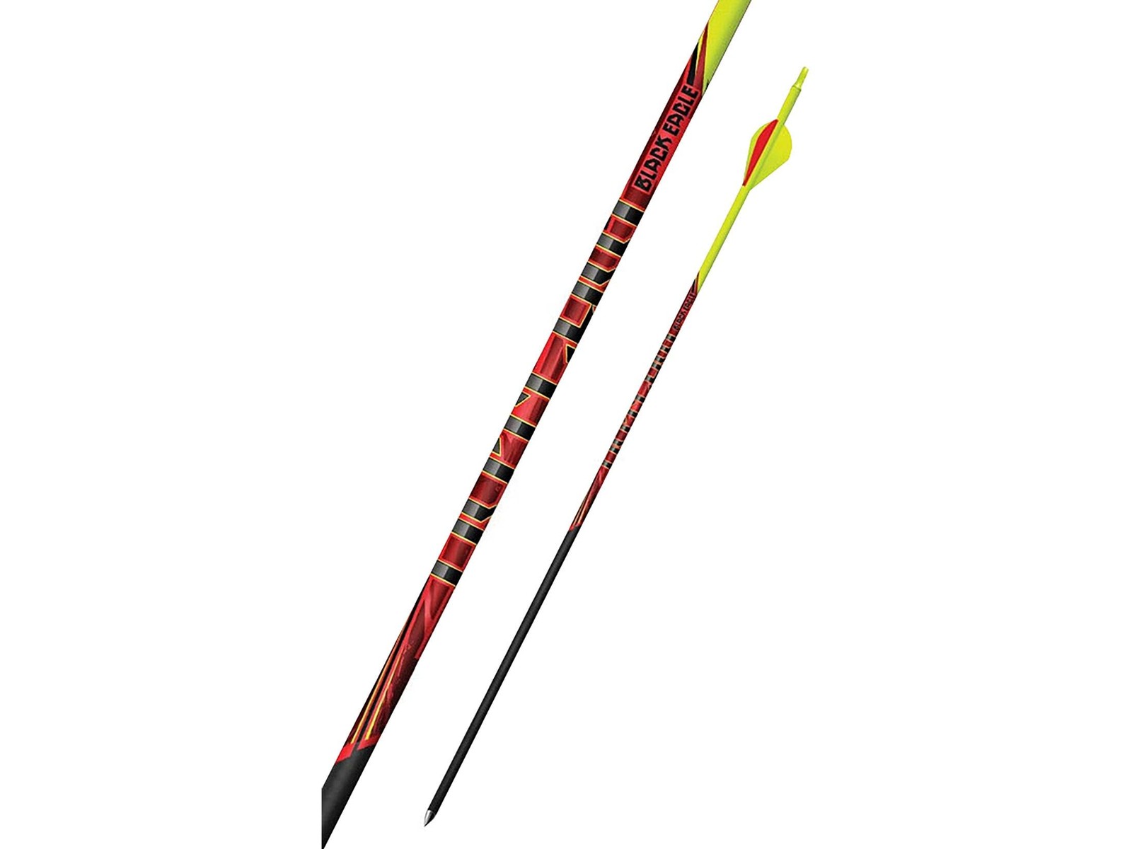 Black Eagle Outlaw 350 Crested Flo Yellow 6pk black/red