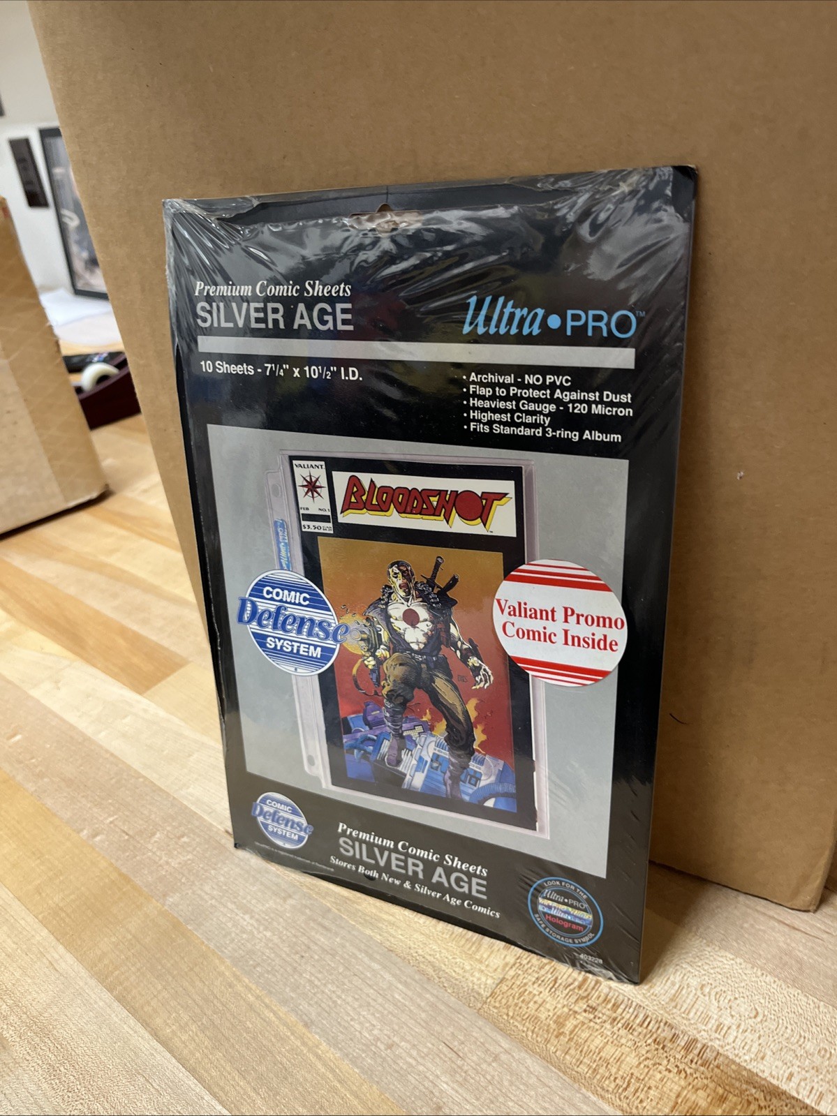 Ultra Pro Comic Book 10 Sheets, Silver Age. Valiant Promo Comic. NIP Box 295