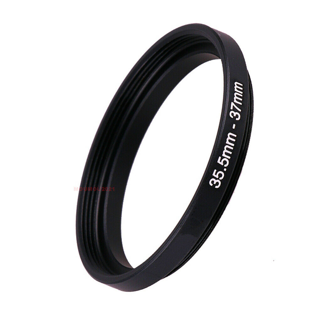 New 35.5mm to 37mm Stepping Step-up Metal Filter Adapter Ring 35.5mm-37mm Black