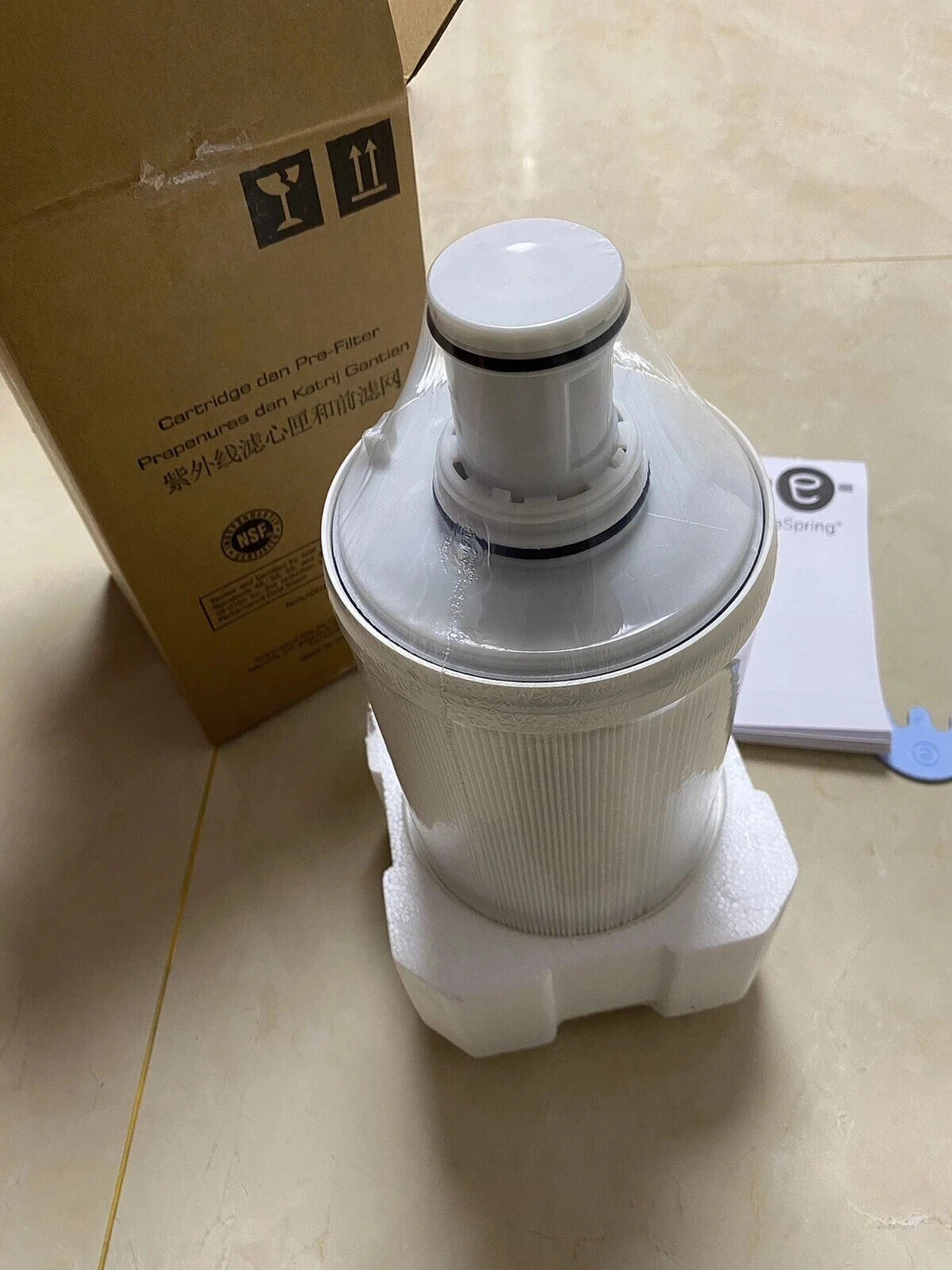 Amway eSpring Replacement Filter Cartridge Pre Filter UV Tec 100186 - DHL