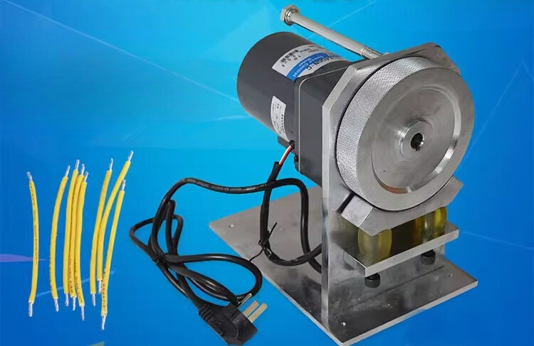 Small Automatic Half Stripped Electric Roller ACDC Wire Stripping Machine