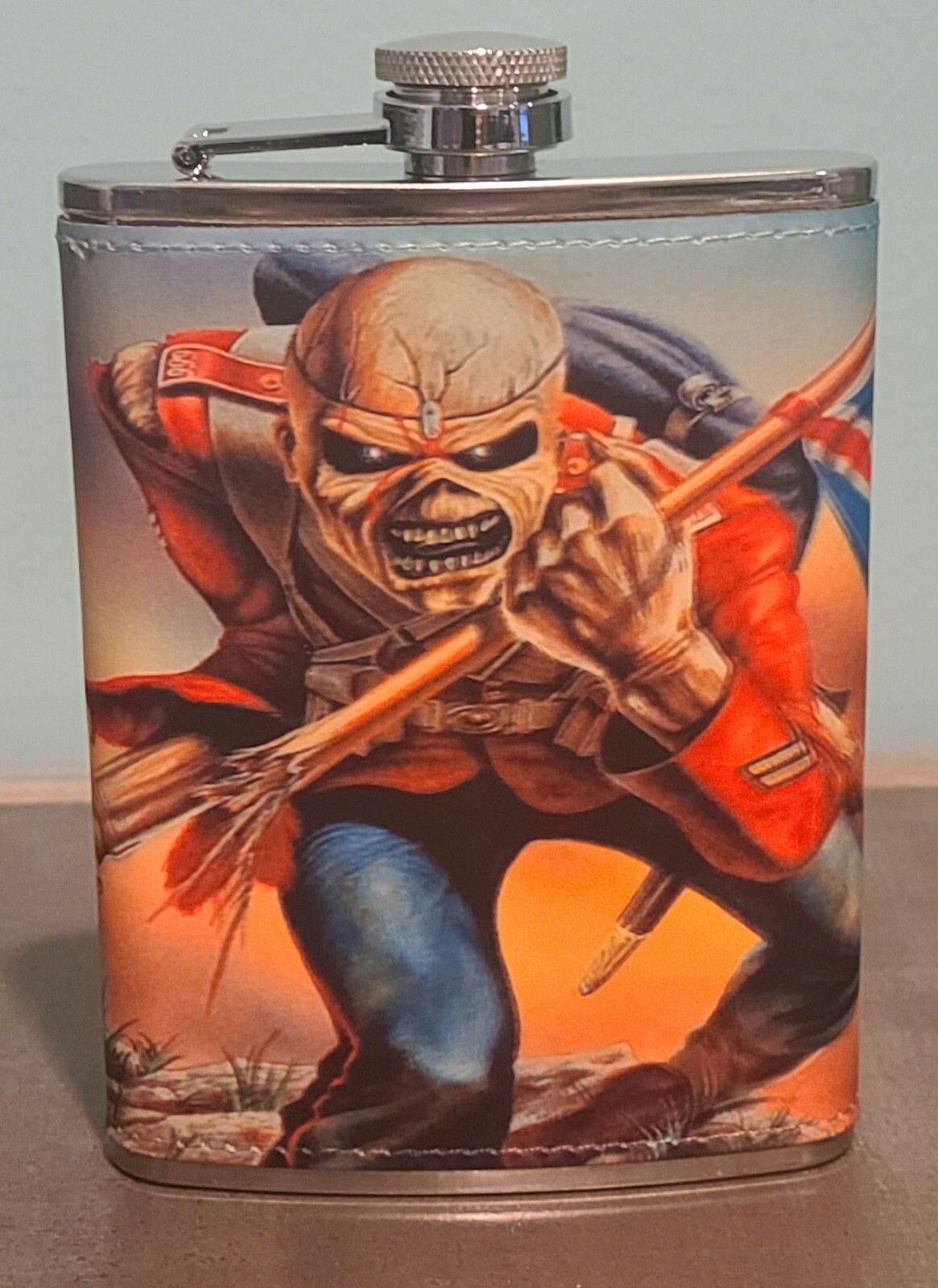 Inglorius: V 8 oz flask custom NEW (can make most images)