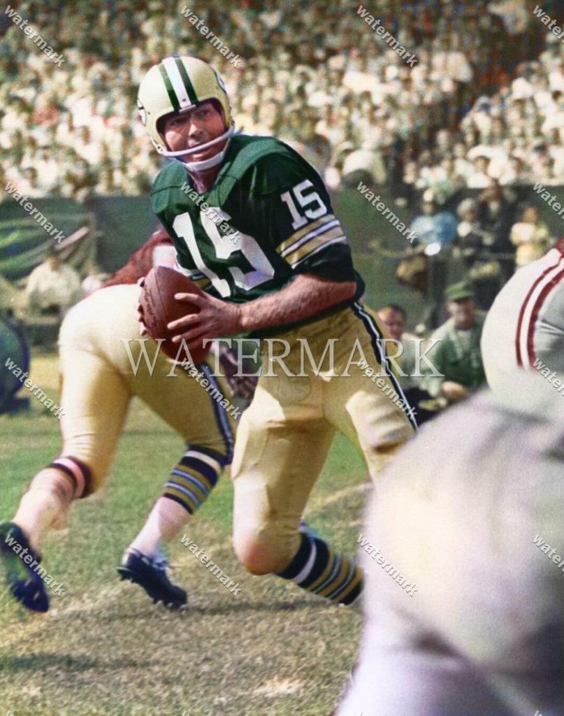 GJ340 Bart Starr Green Bay Packers Football 8x10 11x14 16x20 Colorized Photo
