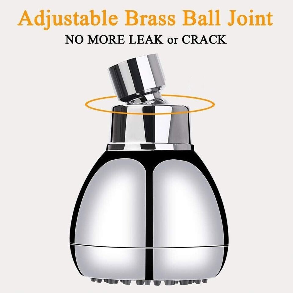 Modified HIGH FLOW SHOWER HEAD * 14 GPM Soft High Pressure * Acrylonitr