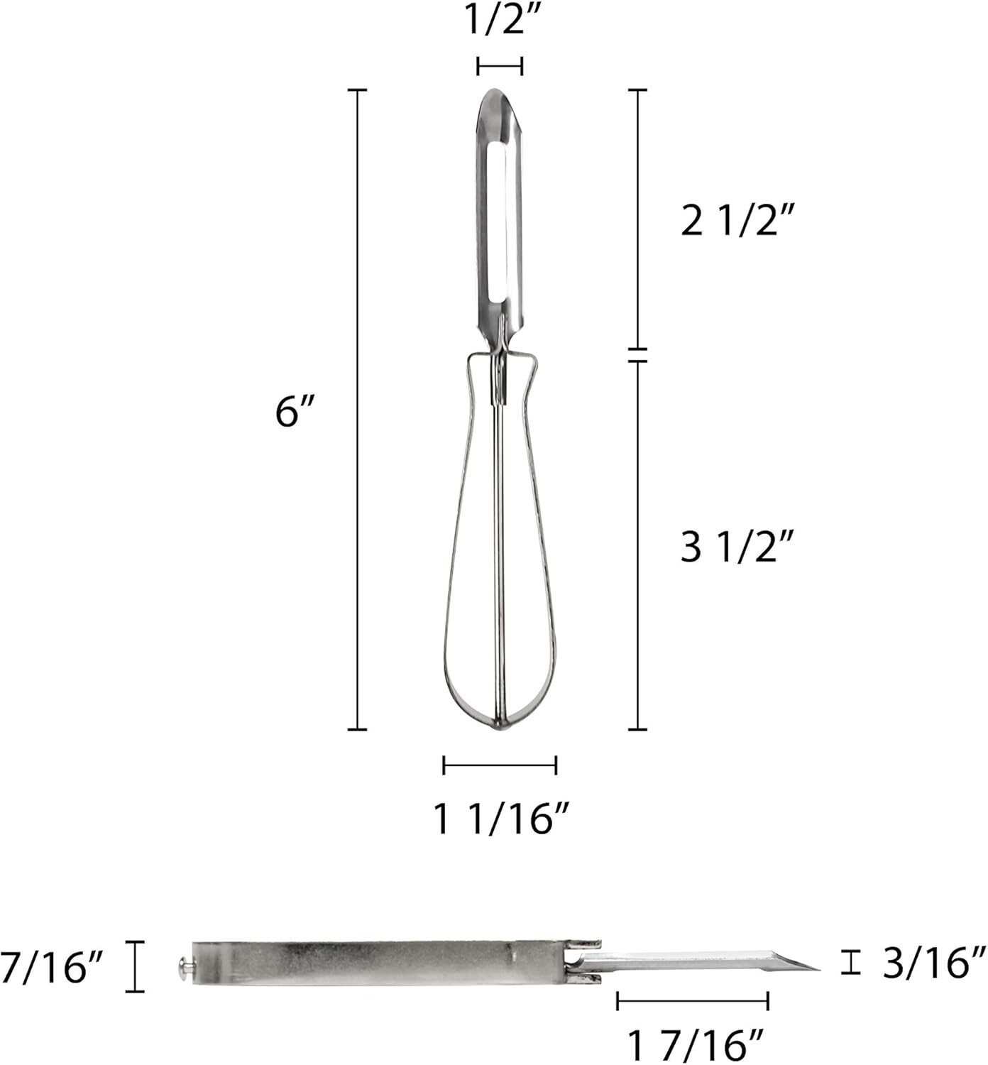 Thunder Group 12-Pack Vegetable Peeler