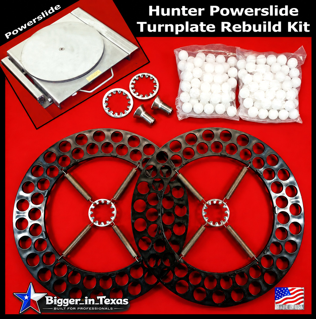 Hunter Alignment Powerslide Turnplate Car & Lt Truck Turn Plate Rebuild / Repair