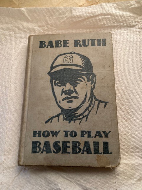 HOW TO PLAY BASEBALL BABE RUTH 1931 INFO PHOTOS RARE BOOK  HALL OF FAMER 
