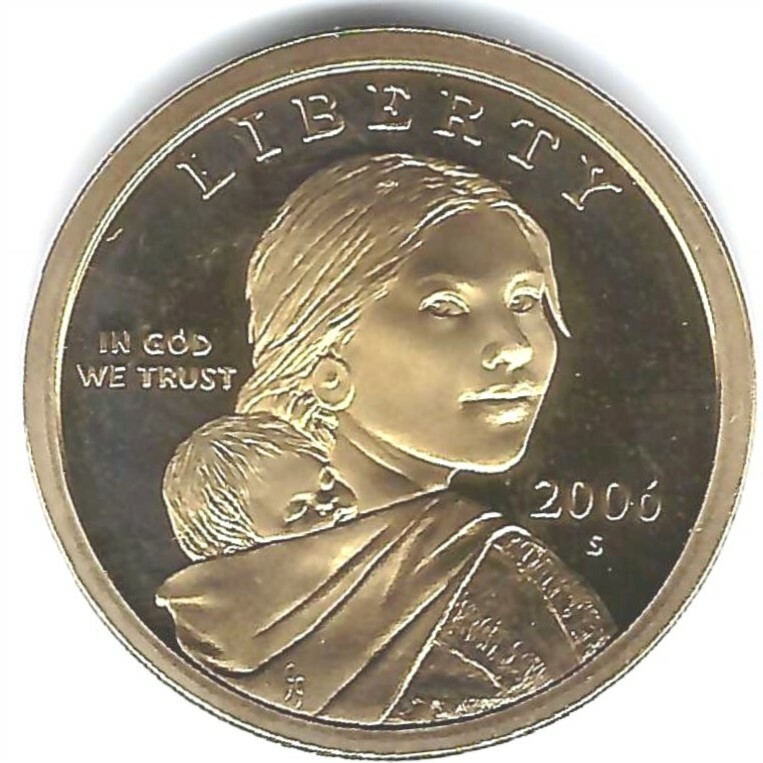 2006-S San Francisco Proof Sacajawe Dollar Coin!