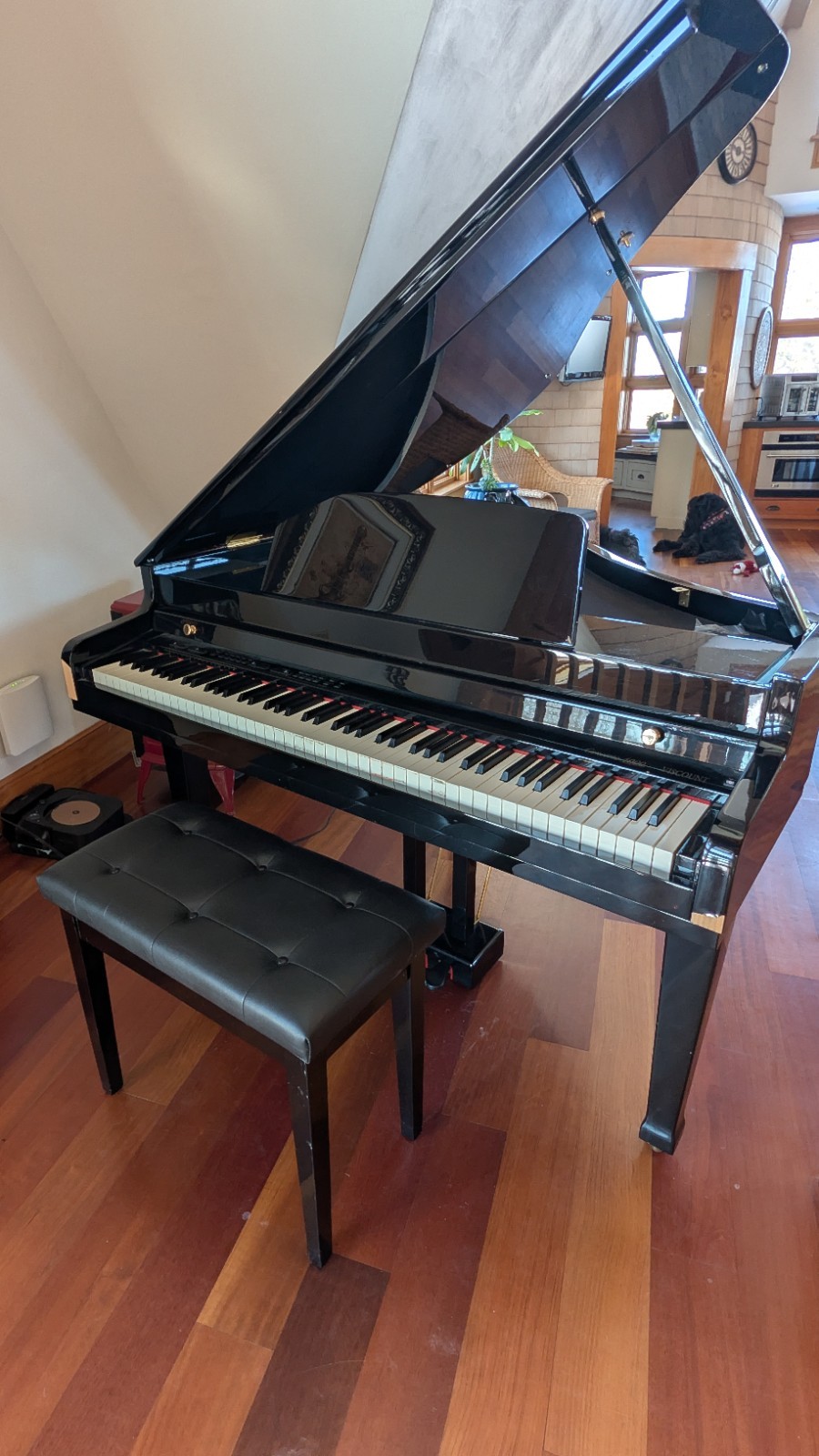 Viscount Concerto 4000 Digital Grand Piano Black 88-Key with Bench