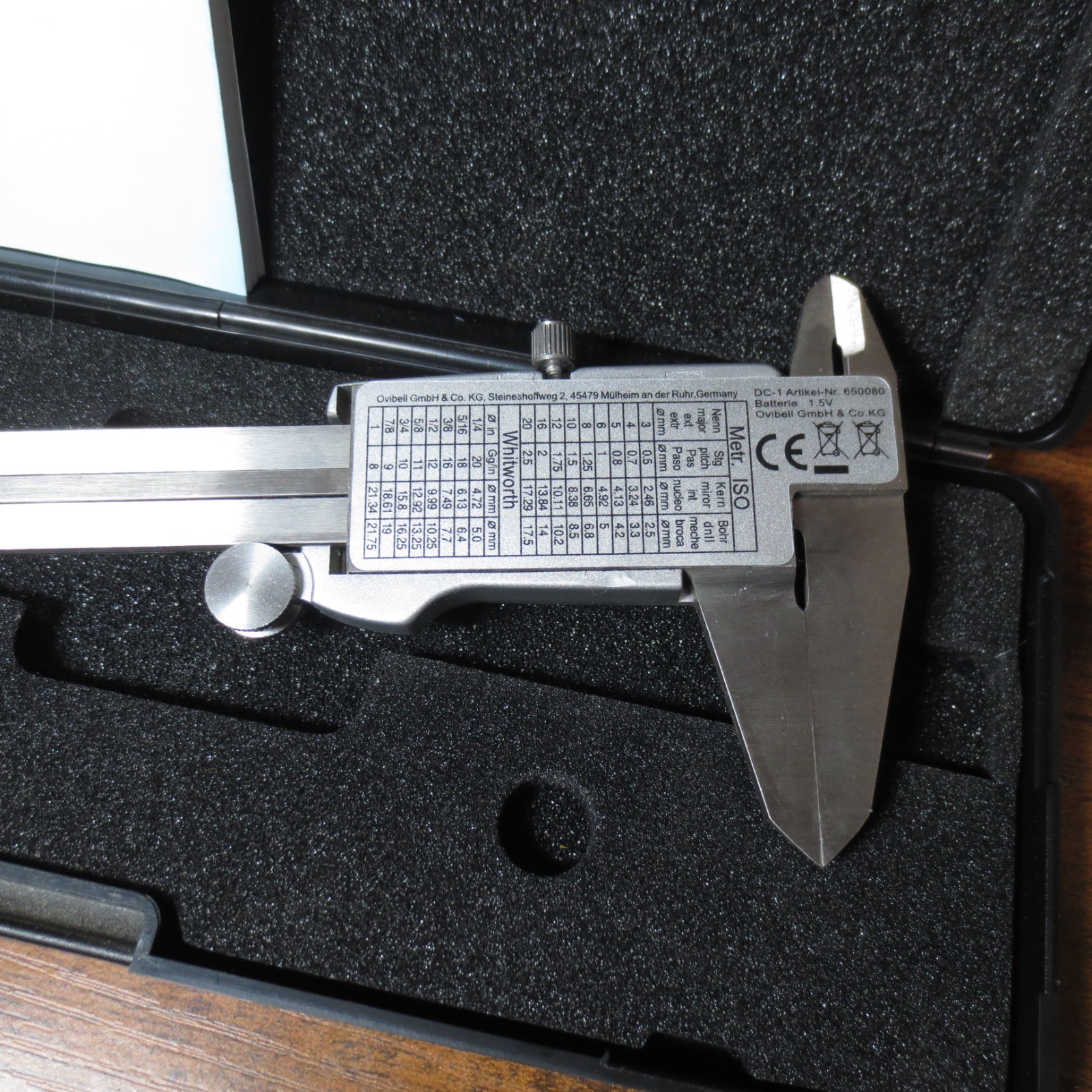 Workzone Digital Caliper Gauge 6" 150MM Stainless Quality Control Hand Tools